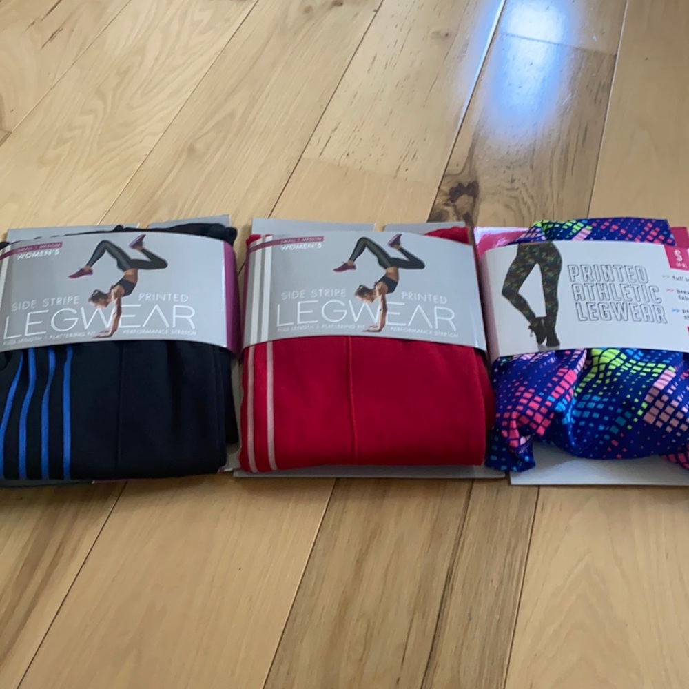3 pair legging bundle.  All new in package.  4/6